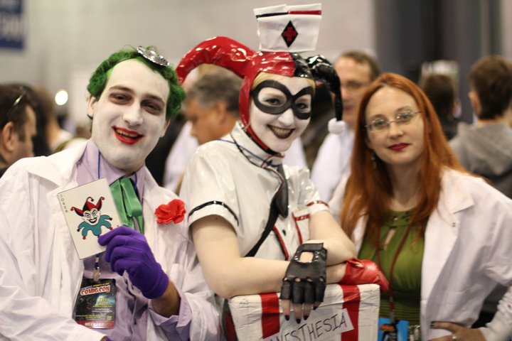 The Joker, Harley Quinn, and Posion Ivy