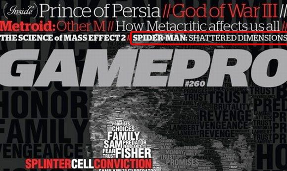 A new Spider-man game is teased in the headlines.