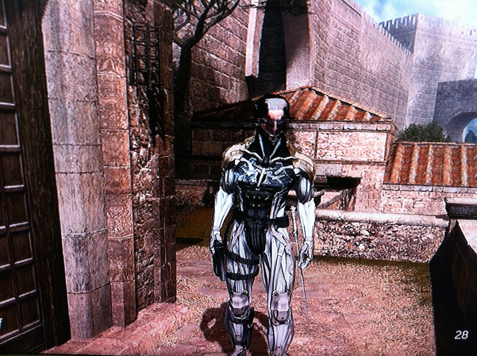 The unlockable Raiden skin featured in-game for Assassin's Creed: Brotherhood.
