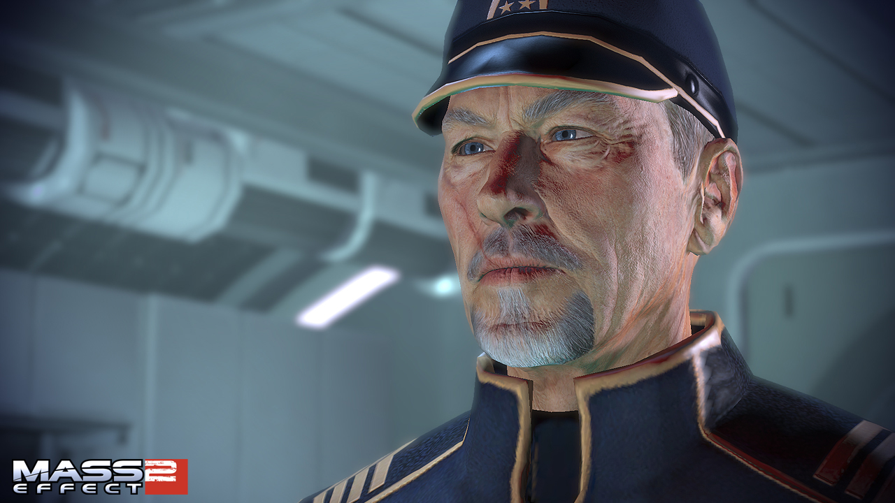 Admiral Hackett will play an important role in the DLC.