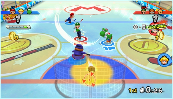 Take on Mario and crew in a slew of sports.