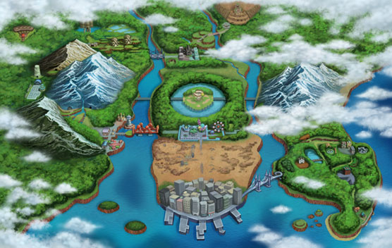 Players will get to explore this new Pokemon region in Black and White.
