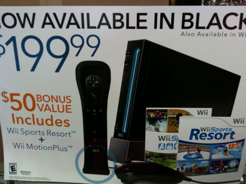 Black Wii bundle