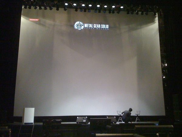 Kojima will make an announcment on the game here.