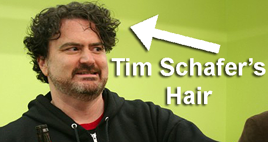 Tim Schafer's hair