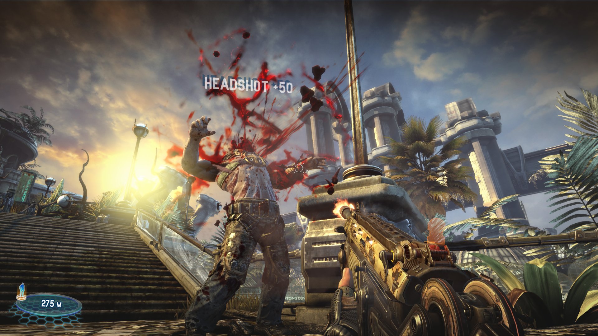 Headshots look glorious, but they're one of the easy and less gruesome skill shots in Bulletstorm.