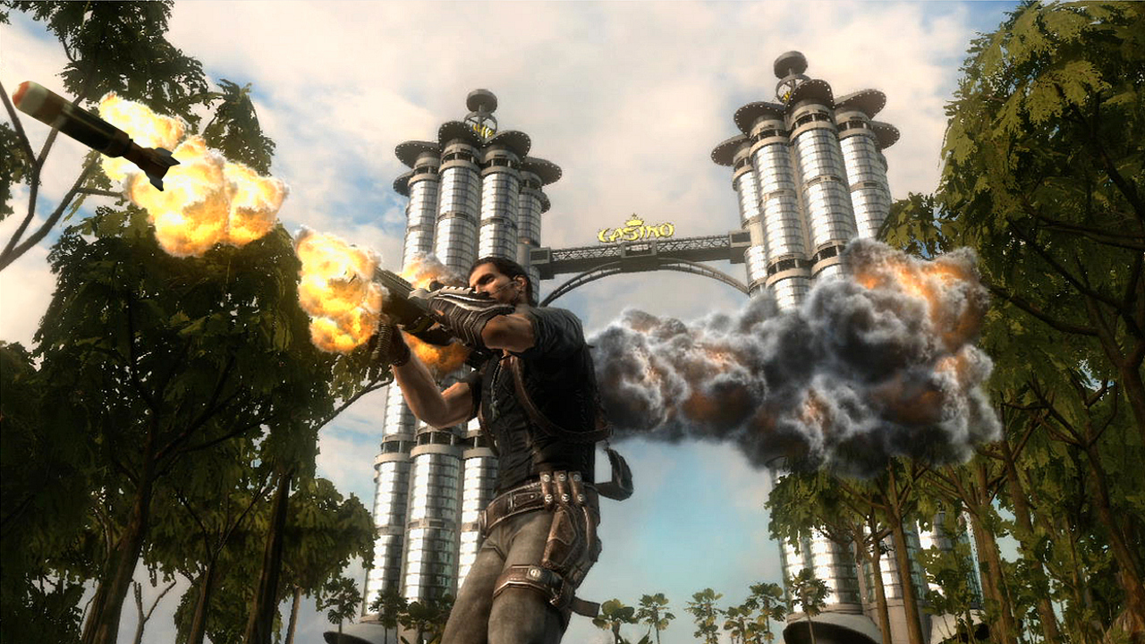 This is a normal day in Just Cause 2