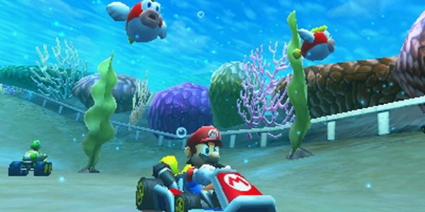 The first 3DS Mario Kart title.