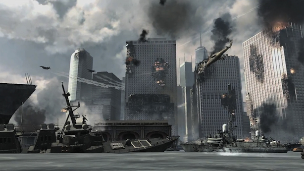 A set piece of the Battle of New York in MW3.