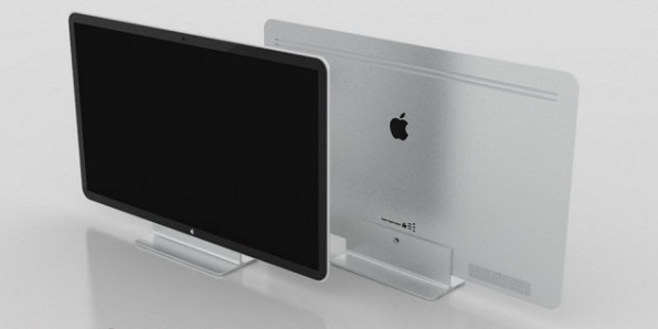A concept image for a combination Apple iTV and iMac hybrid device.