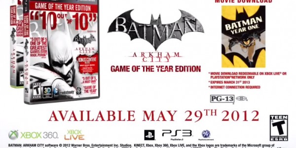 Batman: Arkham City Game of the Year Edition