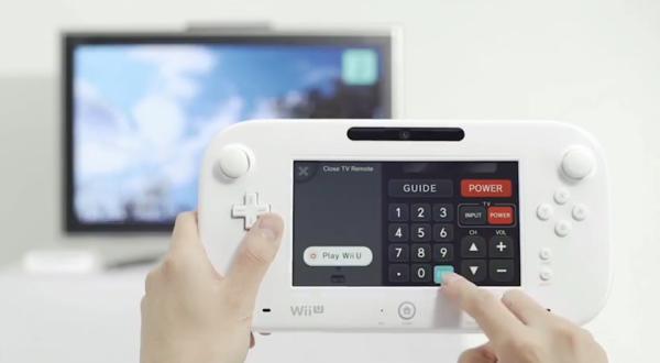 WiiU GamePad TV Remote