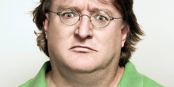 Gabe Newell's vocal reaction is pretty similar to this facial one.