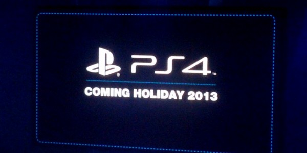 PlayStation 4 Coming Holiday 2013