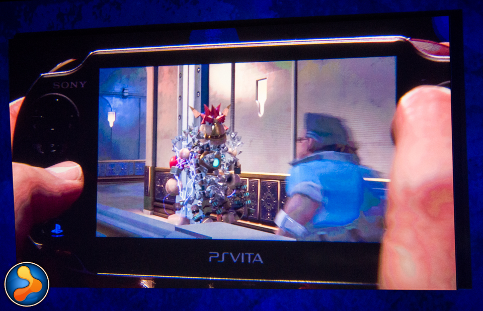 PlayStation 4 Remote Play - Knack on Vita