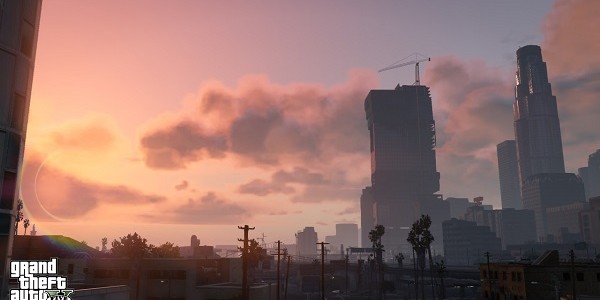 The Los Santos skyline.