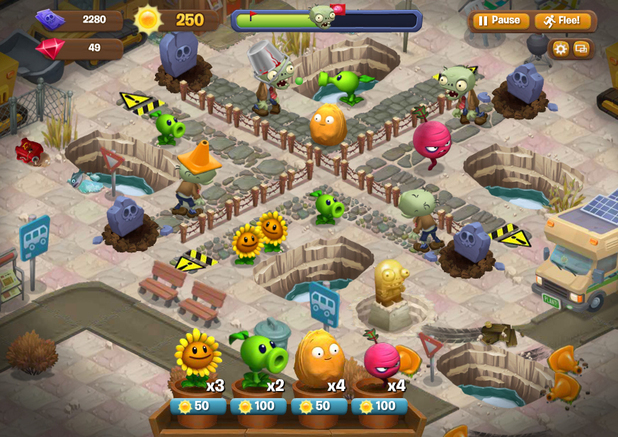   Plants Vs Zombies Adventure -  3