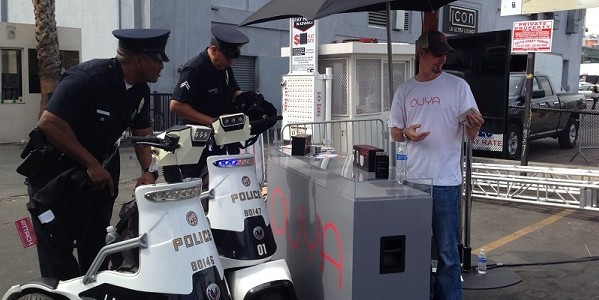 The LAPD pays Ouya a visit