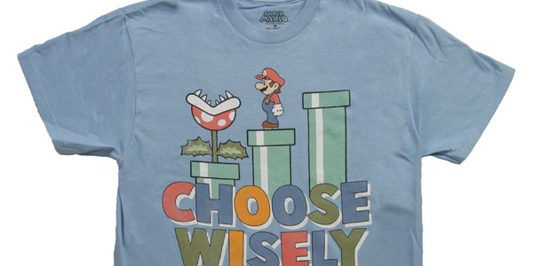 Choose Wisely Mario shirt