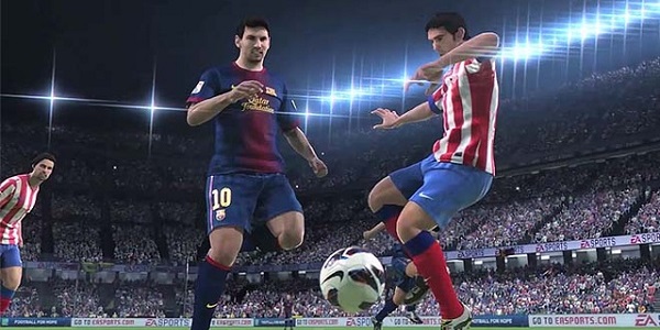 FIFA 14 on the PS4 tonight on Co-Op Node