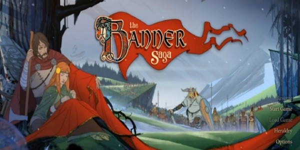 The Banner Saga Title Screen