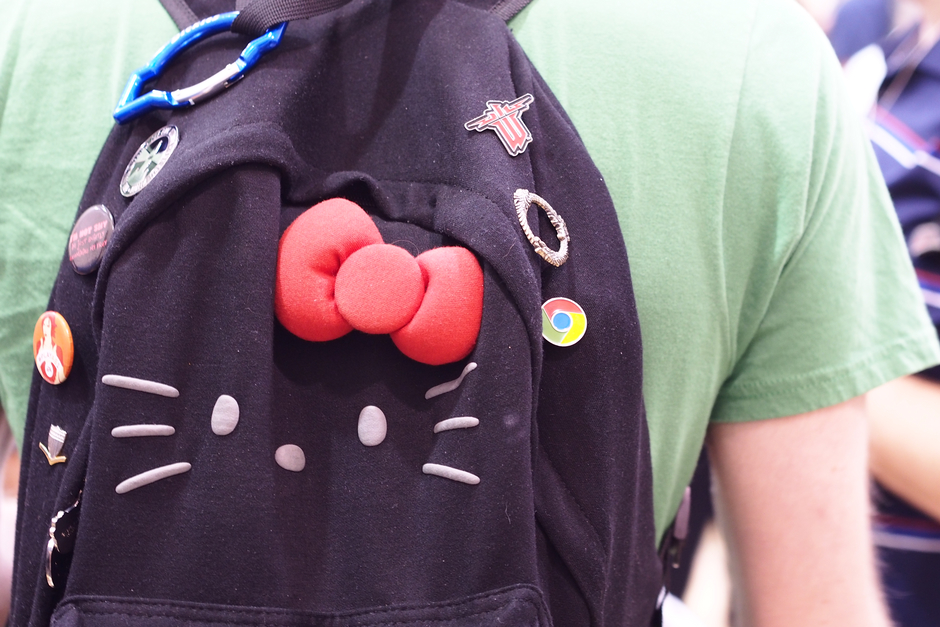 People are all about backpack decoration at E3.