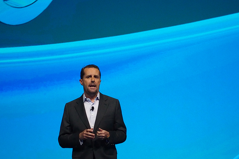 Andrew House leads Sony's presentation.