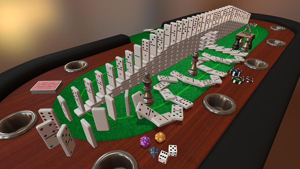 Tabletop Simulator dominoes
